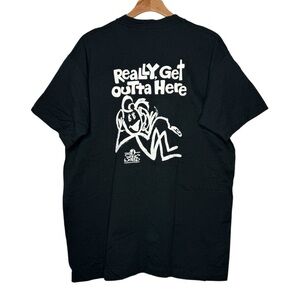 Vintage Stick World Really Get Outta Here Tee Men’s Sz XL